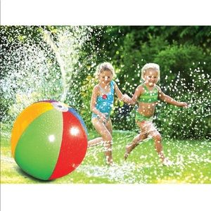 Poolmaster splash & spray beach ball inflatable